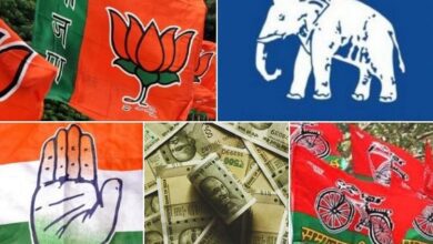 The annual income of India's top five political parties is more than 1200 crores, SP spent the most