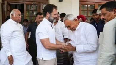 nitish kumar tejashwi yadav meet with rahul gandhi bjp said thagbandhan kaurava