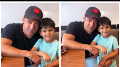 Kisi Ka Bhai Kisi Ki Jaan Actor Salman Khan poses with Sania Mirza son sister in Dubai Video Viral