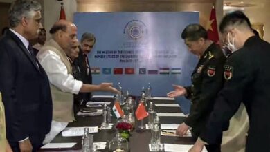 Chinese Defence Minister said China and India share common interests, even after Rajnath avoids handshake