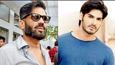 Suniel Shetty Ahan Shetty Were Excited For Disco Dancer The Musical Actor Said They Enjoyed Alot