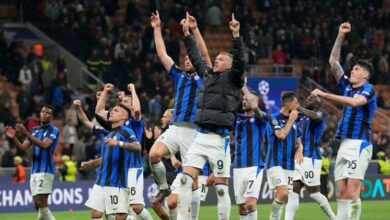 Champions League Inter overpowers AC Milan in Euro derby wins 2-0 in semi-final first leg