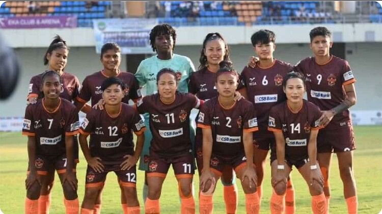 Gokulam Kerala defeated Karnataka and won the Indian Women's Football League title for the third time in a row