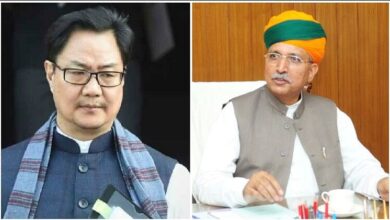 Kiren Rijiju Law Minister Arjun Ram Meghwal in Cabinet Reshuffle Modi Government BJP news and updates