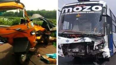 several women dead as speeding bus crashes into autorickshaw in Andhra Pradesh