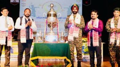 Army unveils trophy of Red Shield Assam Badminton tournament will be played at Dibrugarh Tinsukia and Digboi