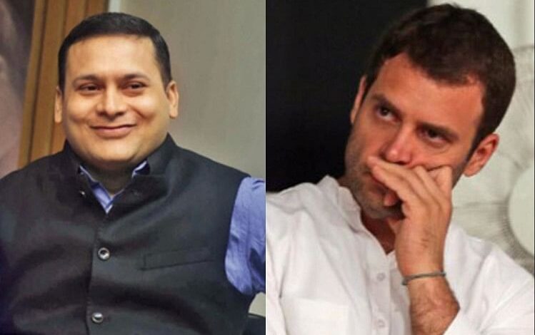 BJP IT Cell Head Amit Malviya attacked congress leader Rahul Gandhi for claim related to PSU