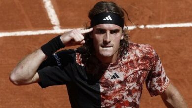 French Open 2023 Stefanos Tsitsipas moved to in third round 2017 winner Jelena Ostapenko Knocked out