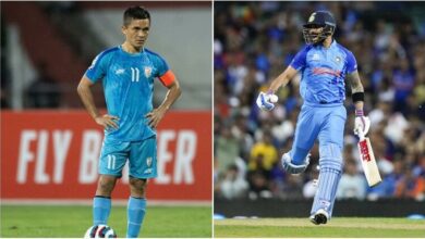 IND vs PAK Two friends virat kohli and sunil Chhetri like to play against Pakistan Fans shared memes