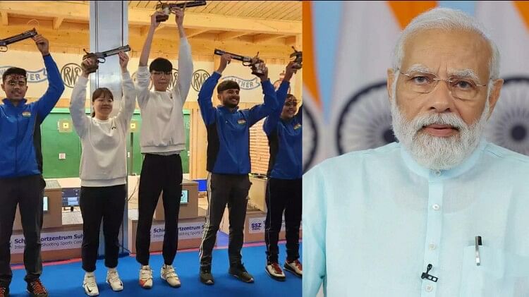 Shooters won 15 medals in Junior World Cup PM Narendra Modi praised