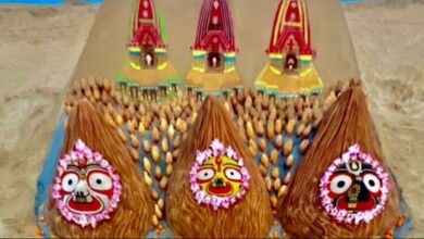 Jagannath Rath Yatra: Sand artist Sudarshan Patnaik made Lord Jagannath with 250 coconuts, see photo