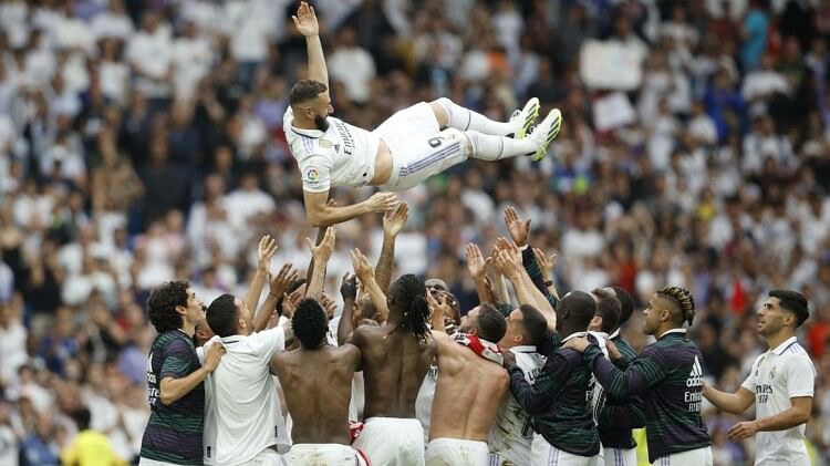 Karim Benzema played farewell match for Real Madrid scored on penalty