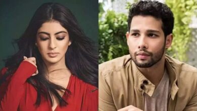 Siddhant Chaturvedi Navya naveli nanda Spotted on Mumbai Airport See Video here