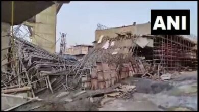 Telangana Flyover slab collapsed in Hyderabad several injured news and updates