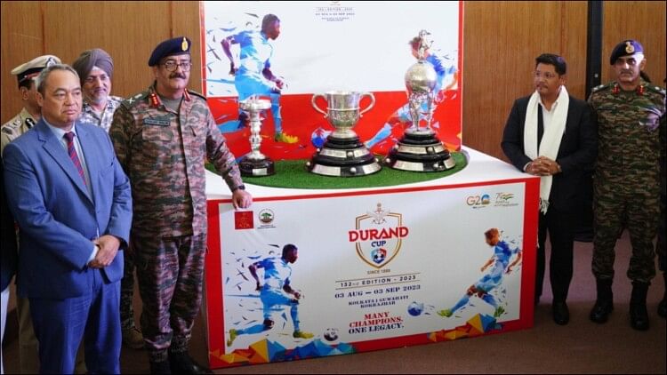 Meghalaya CM Conrad Sangma Unveils Durand Cup Trophies in Shillong