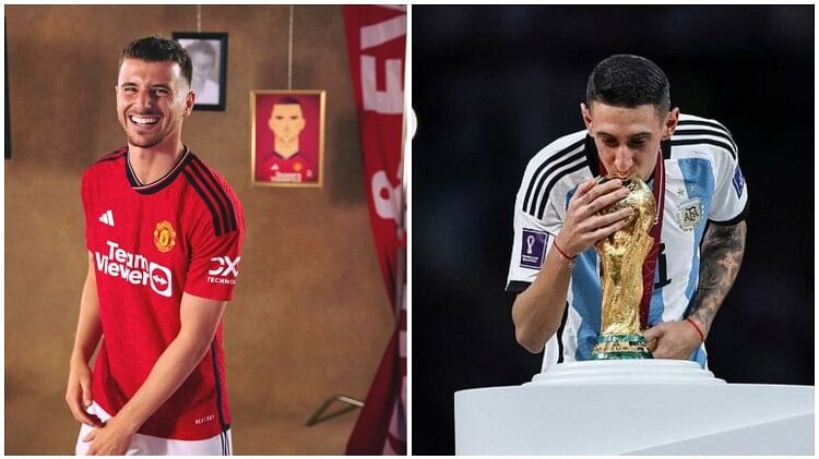 Mason Mount joins Manchester United gets Ronaldo jersey number Argentina legend angel Di Maria joins Benfica