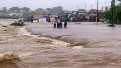 gujarat heavy rain kachchh gandhidham railway station face severe waterlogging