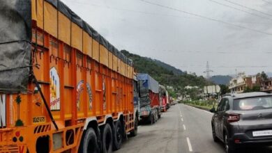 75000 loaded trucks stuck across Tamil Nadu due to heavy rain