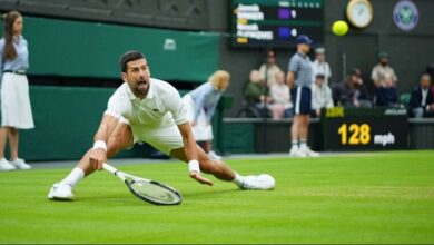 Novak Djokovic beats eighth seed Jannik Sinner in the semi-finals to reach Wimbledon final for the ninth time