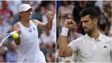 Wimbledon World Number one Swiatek in pre-quarterfinals for second time novak Djokovic defeated Wawrinka