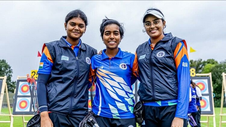 World Archery Championships 2023 India wins first-ever gold medal beats Mexico in womens compound team final