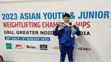 Asian Weightlifting: India's Sanjana won gold in clean and jerk, silver in snatch