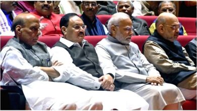 Prime Minister Narendra Modi is also present At the BJP Parliamentary Party meeting