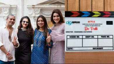 kriti sanon and kajol start shooting for Kanika Dhillon Kathha Pictures Do Patti film will release on Netflix