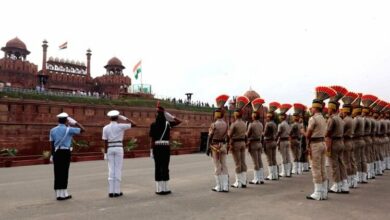 independence day celebration full dress rehearsals on red fort dhruv choppers shower petals pm modi