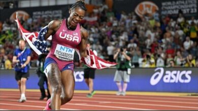 World Championships: USA Shakeri won 100 meter race with a record, Richardson made a record