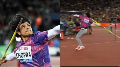 Neeraj Chopra comeback after three fouls in zurich diamond league Watch Video